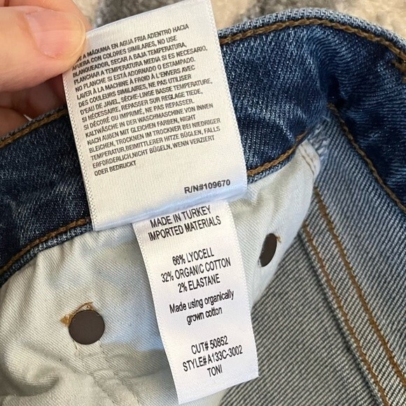 AGOLDE Toni High Rise Straight Jeans in Obscure 29 NWOT - Picture 9 of 12